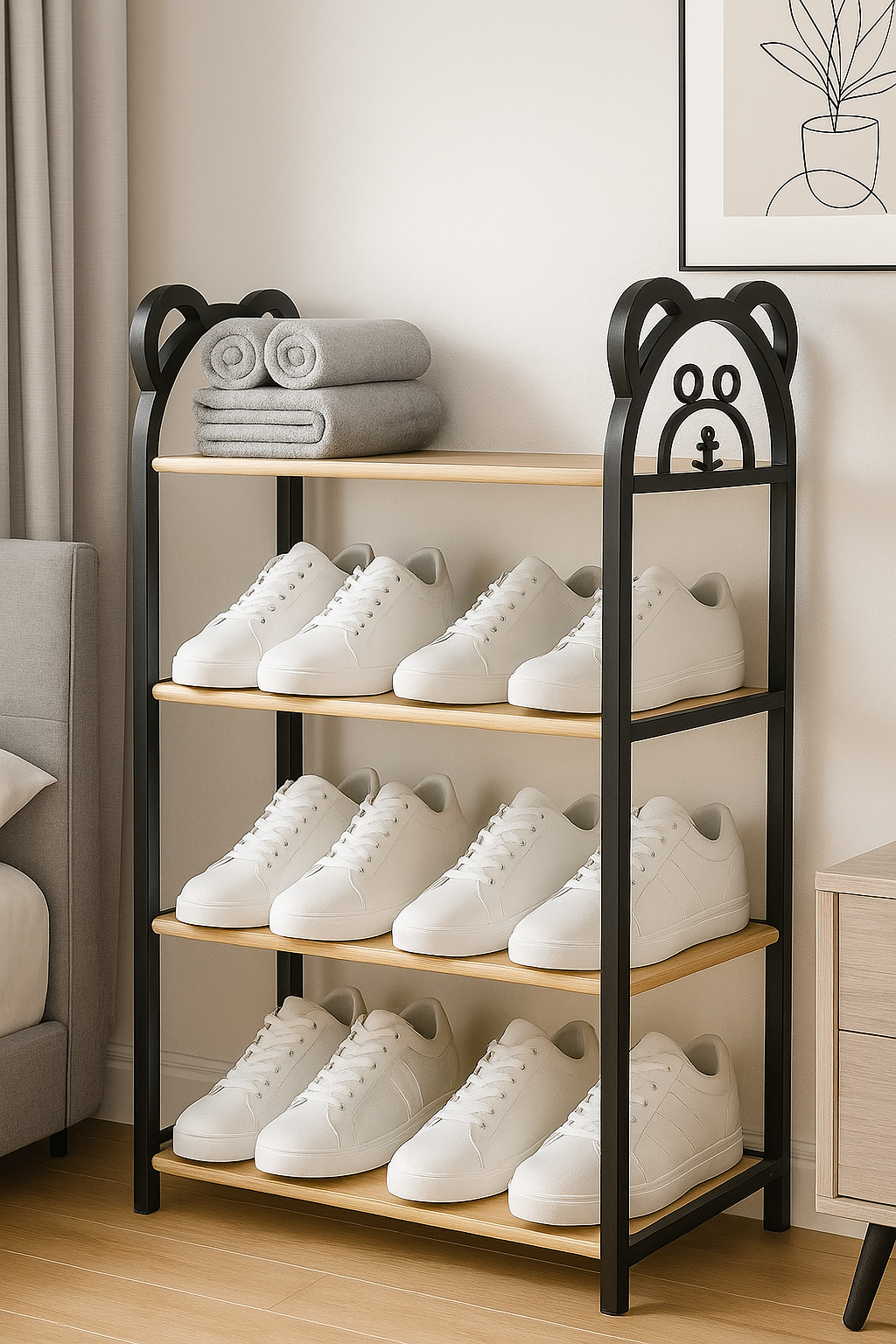 ORGANIZADOR DE ZAPATO - 4 NIVELES